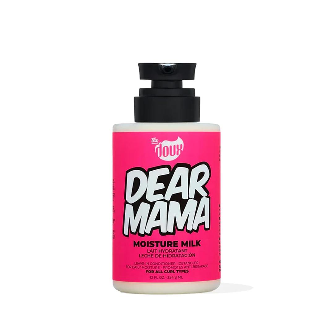 The Doux DEAR MAMA Moisture Milk Leave In Conditioner for Curly Hair with Aloe & Pineapple Curl Refresher, Detangler & Deep Conditioner for Natural Hair Care