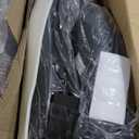 La-Z-Boy Nova Executive Office Chair, Patented AIR Ergonomic Support Technology, High-Back Premium Comfort & Support, Black Vegan PU Leather