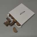 Colingmill 24 Pcs Wooden Table Number Stands Indoor Lightweight Wedding Table Name Holder Semicircular Design Place Card Holders Office Tag Photo Menu Clips Banquet Birthday Party Restaurant