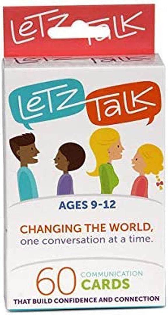Conversation Cards for Kids Age 9-12 - Communication Cards to Build Confidence & Emotional Intelligence, Family Conversations Game for Kids and Adults - Therapy Tool - Easter Basket Stuffer