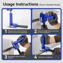 Sheet Metal Bender One Station Disc,90°-180° Bending Angle Sheet Metal Roller,Bending Capacity:Makes 0.59" - 1.18" Curved,Configure Rotary Ergonomic Handle