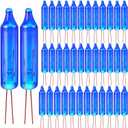140 Pcs 3.5v Christmas Mini Light Bulbs Xmas Holiday Incandescent Wire String Lights Clear Replacement Bulbs for Valentines Day Mardi Gras Indoor Outdoor Decor (Blue)