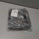 KEOMUD Women's Fall Button Down Knit Cardigan Sweater Casual Cropped Shacket Jacket with Denim Lapel Pockets Cuff (S)