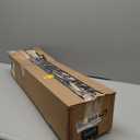 BESAMENATURE 30.5" Little Artificial Fiddle Leaf Fig Tree/Faux Ficus Lyrata for Home Office Decoration, Ships in Silvery Gray Planter