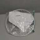 Drum Lamp Shades for Table Lamps 12" Top x 12" Bottom x 8" High Linen Lampshade Gray Lamp Shade with E27 to E26/E14 Adapters for Floor Lamps Bedside Lamps Pendant Lights, Gray, Assembly Required