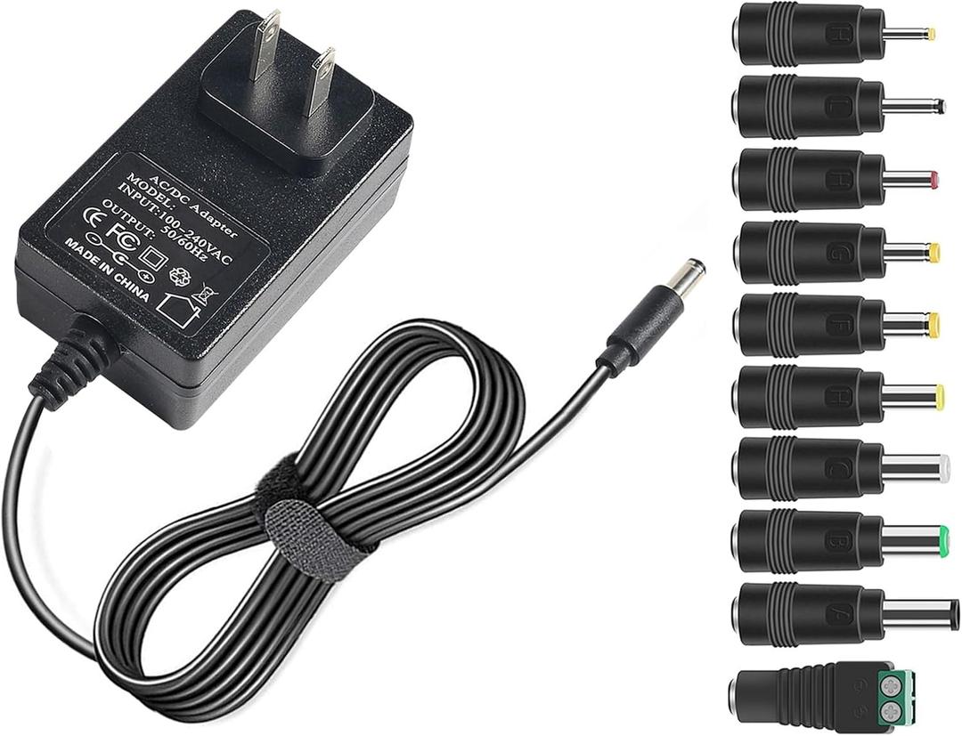 26V 1A Extra Long 6.6FT FEIYIU Power Supply Charger Cable (Input AC 100V-240V, Output DC 26 Volt 1 Amp 26 Watt) Adapter Transformer Converter DC 5.5mm x 2.1mm / 5.5mm x 2.5mm