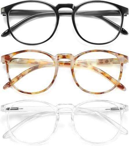 IBOANN Iconic Blue Light Glasses for Woman - Computer Glasses up to 99% Blue Light Blocking - Anti Eyestrain & UV Glare