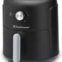 Toastmaster 2.6 Quart Air Fryer - Instant Air Fryer with 2.46 Liter Capacity - Kitchen Appliance for Healthy Cooking - Compact Appliance with Slide-Out Basket - Oil-Free Kitchen Gadget 
TM-262AF