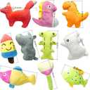 Squeaky Dog Toys Bulk ,20Pack Puppy Teething Toys for Small to Large Dogs | 18PCS Stuffed Animal Puppy Toy With 2 PCS Rope Dog Chew Toys ,Value Pet Dog Toy Bundle to Keep Dogs Engaged