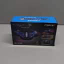 Force1 Tornado Blue LED Remote Control Car for Kids- Double Sided Driving Fast RC Cars 360 Flips, Outdoor 4WD Off Road Stunt RC Car, All Terrain Tires, RC Crawler Rechargeable Battery, 2.4GHz Remote