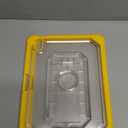 Cantis Case for iPad A16 11 Inch 2025/ iPad 10th Generation 2022 (10.9 inch) with Screen Protector & Pencil Holder, 11th Generation Case with Larger Stable Stand, Clear+Yellow