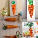 Carrot Decorations for Easter,Button Carrots Ornament,Carrot Decor for DIY Hanging Ornament for Easter Tree