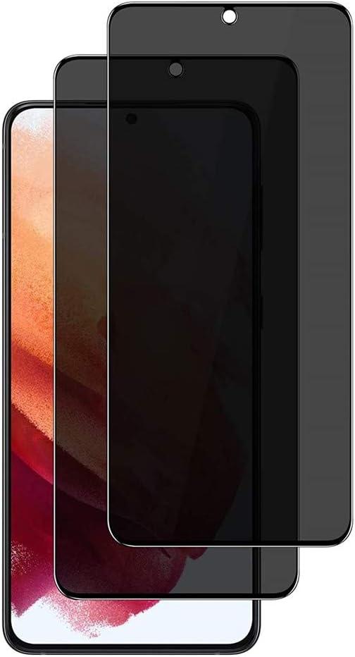Privacy Screen Protector for Samsung Galaxy S21 5G 6.2inch, (2pcs) Full Coverage Anti-spy Anti-peep Screen Tempered Glass for Samsung Galaxy S21 5G Phone