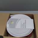 Peel and Stick Molding Baseboard Trim, 4 Inch Flexible Baseboard Molding Trim, Self-Adhesive Vinyl Wall Base Molding Trim(40Ft, White)