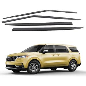 Tape-On Windows Visor Rain Guard 4-Piece for 2022+ KIA Carnival Rain Guards Shield Shade Smoke