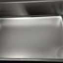 2PACK Stainless Steel Litter Box, Extra Large Litter Boxes for Big Cats, XL Metal Cat Litter Box with Lid High Sides, Anti-Urine Leakage, Non-Sticky, Scoop Included (Silver Grey)