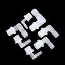 Hose Barb Fitting Elbow 1/2" Hose Barb x 1/4 Male NPT Barbed Adapter for Fuel Gas Liquid Air (Pack of 5)