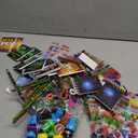 171 Pcs Video Game Party Favors Set Includes Gift Bags Pencils Notebook Sharpener Slap Bracelets Rings Keychains Tattoo Gaming Stickers Stamper Gamer Party Favors for Kids Gamer Birthday