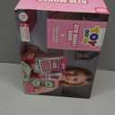 Kids Bank ATM Piggy Bank for Kids - Electronic Digital Money Counter with Code Lock - Mini ATM Machine for Real Money - Smart Savings Bank with LCD Display (Pink)