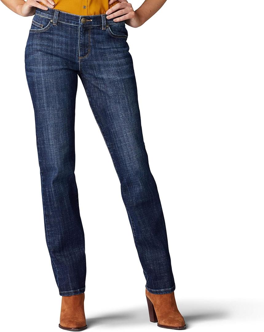 Lee Women's Relaxed Fit Straight Leg Jean (14, Bewitched)