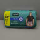 Depend Fresh Protection Adult Diapers, Incontinence Underwear for Men, Disposable, Maximum, Extra-Large, Grey, 26 Count 