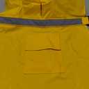 NACOCO Large Dog Raincoat Adjustable Pet Water Proof Clothes Lightweight Rain Jacket Poncho Hoodies with Strip Reflective (L, Yellow) (Large (Pack of 1))