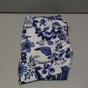 Floerns Women's Floral Print Sleeveless Halter Neck Tie Back Summer A Line Dress (Medium, Blue and White)