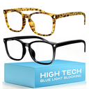 livho High Tech Blue Light Glasses - Advanced up to 99% Blue Light Blocking Computer Glasses - Screen Fatigue & UV Protection