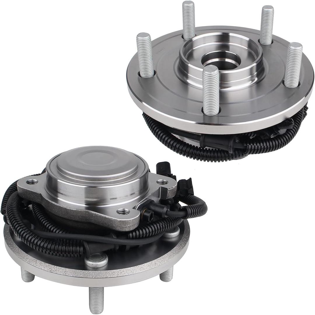 PAROD 512493 Pair of 2 Rear Wheel Hub & Bearing Assembly Compatible with 2012-2016 Chrysler Town & Country, 2012-2020 Dodge Grand Caravan, 2012-2015 Ram C/V, 2012-2013 VW Routan w/ABS
