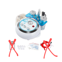 Water Oxygen Jet Beauty Machine Multifunctional Vacuum Machine Deep Clean Hydro Dermabrasion Facial Machine Home SPA Micro Bubble Cleansing Skin Care (White Blue)
