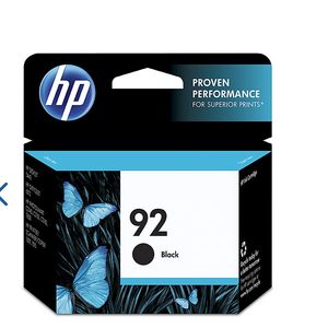 HP 92 Black Ink Cartridge, C9362WN