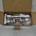 BESTTEN Keyed Entry Door Knob with Lock, Heavy Duty Interior and Exterior Door Lock, Standard Ball, Satin Nickel