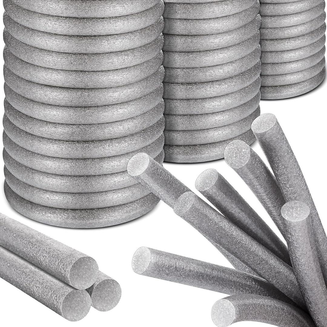 Caulk Saver Foam Backer Rod for Gaps and Joints Backing Rod Concrete Filler Rope, Gray (3/8 Inch x 50 Ft)