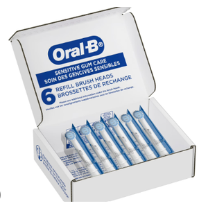 OralB Sensitive Gum Care Electric Toothbrush Replacement Brush Heads, 8 Count