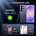 Caka for Samsung Galaxy S26 Ultra Case [Compatible with MagSafe] [Invisible Kickstand] [HD Screen Protector], Protective Magnetic Phone Cover for Samsung S26ultra 5G 6.9 2026 - Black