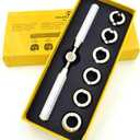 HEDAPAI 7Pcs Watch Case Back Opener Watch Repair Tool 5537 Precision Hand Held Watchmaker Screw Kit Case Opener Closer Remover