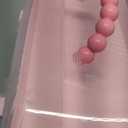 GKWW Cute Girls Hair Accessories Storage Box Bow Switch Organizer Box Jewelry Box, Plastic Hair Ties Holder Hair Clips Container Storage Box for Home, School, Office(Pink)