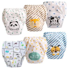 6 Pack Potty Training Pants for Boys Girls, Learning Designs Training Underwear Pants(1T)