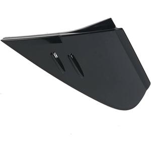 Front Driver Side Mirror Corner Triangle Fender Cover Compatible with Toyota Prius 2016-2020 Side Door Rearview Triangle Trim Panel Mirror Triangle Plate 60117-47030 Matte Black, Left Side