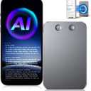 AI Voice Recorder with Transcribe,Mind Mapping & AI Summary,Supports 118+ Languages,APP Control,Compatible with GPT-5 Compatible,64GB Audio Recorder for Lectures,Phone Calls, Meetings,Interviews (Grey)