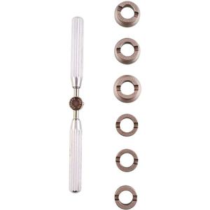 5537 Watch Opener, Watch Repair Tool Kit with 6 Dies (18.5-29.5mm) Watch Back Case Opener Closer Remover for Rolex Tudor (Not Included adapters)