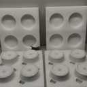 Lareina Mini Cocotte - 12oz Ceramic Casserole Dishes - Kitchen Casserole Sets With Handles And Lid - Small Baking Ramekins - Oven, Microwave & Dishwasher Safe - Set of 4 - White