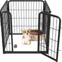 FXW Homeplus Indoor Dog Playpen, 24" H, 4 Panels, for Puppies & Small Dogs
Stress-free play, Heavy-duty, Semi-open design, Easy setup, Threshold-free gate, Expandable, Patented