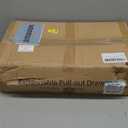 Pull out Cabinet Organizer, 2-pack, Expandable(12"-20") Heavy Duty Slide out Drawers Fixed with Adhesive Nano Film for Pots, Roll out Shelf Storage for Kitchen Base Cabinet Organization(3 Rails) (White)