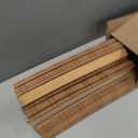 LazBlinds No Tools No Drill Cordless Bamboo Roman Shades, Light Filtering Window Treatment, Roll Up Bamboo Blinds for Windows 26'' W x 48'' H, Ceylon Light Russet