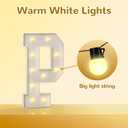 PROM Decorations 2026 Marquee Letters: Graduation Decorations Class of 2026 Large Light Up Letters 4 Feet Tall College High School Grad PROM Party Sign Warm White Light Backdrop