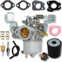 Carburetor Fit for Yamaha G2 G5 G8 G9 G11 1985-1995 4-Cycle Engines Golf Cart Replace J38-14101-00 J38-14101-01 J38-14101-02 with Air Filter
