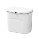 2.6 Gallon Compost Bin Kitchen for Counter Top or Under Sink, Hanging Trash Can for Kitchen/RV/Bathroom/Office/Camping