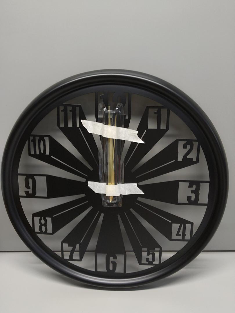 Axioglo Modern Metal Wall Clock,Silent Non-Ticking, Battery Operated Clock with Hollow-Out Design, Decorative Clock for Living Room, Bedroom, or Office Wall Decor-18”