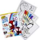 Crayola Spiderman Color Wonder Coloring Set, 18 Spiderman Mess Free Coloring Pages for Toddlers, Spiderman Toys, Gifts for Kids